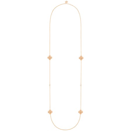 collana hall clover placcata oro rosa