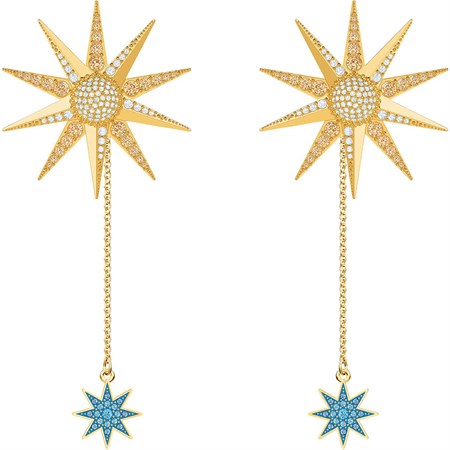 orecchini lucky goddess star