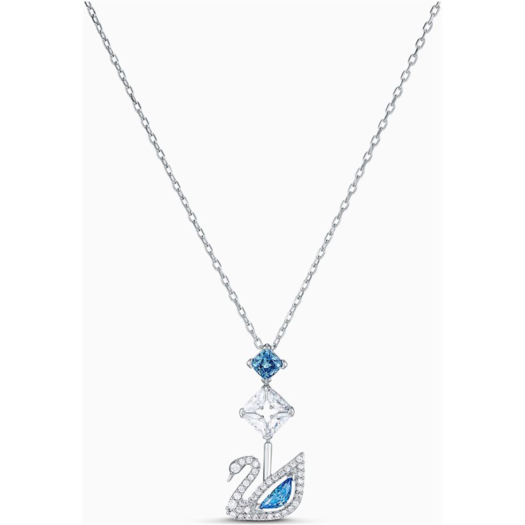 Collana Dazzling Swan Azzurro 125° Anniversario