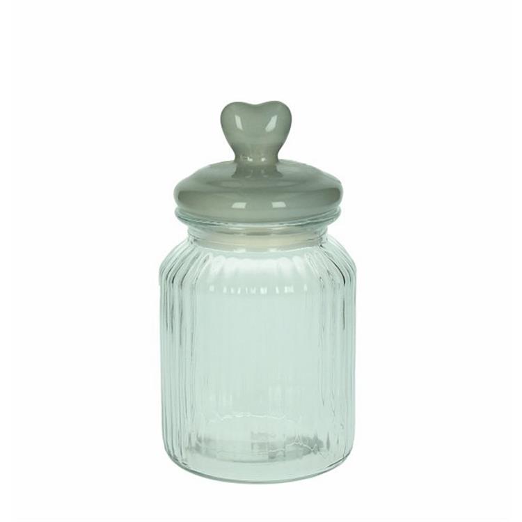 Barattolo medio Darling Grigio