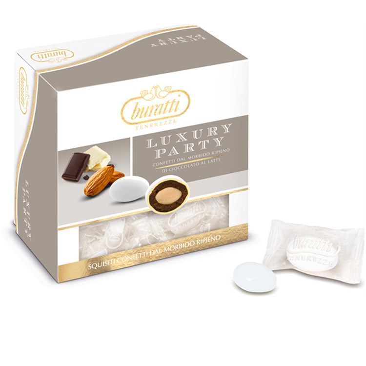 Confetti Tenerezze Vassoio Luxury Party Bianco