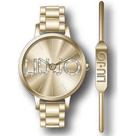 orologio couple oro con bracciale