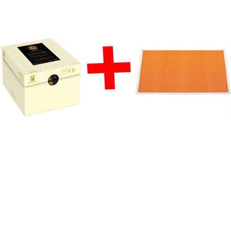 box 200 capsule espresso con omaggio tovaglietta arancio