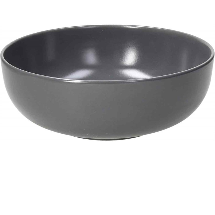 Insalatiera Stoneware Grigio Antracite Cm 23
