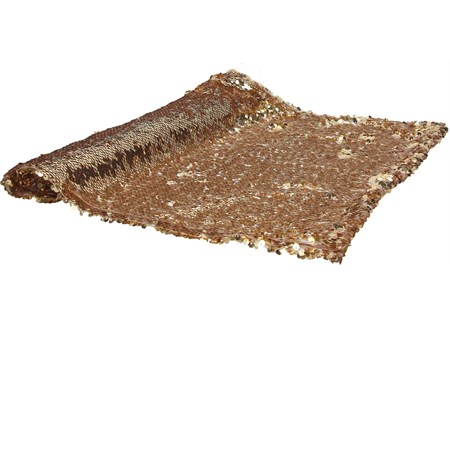 runner paillettes oro cm 40 x 140