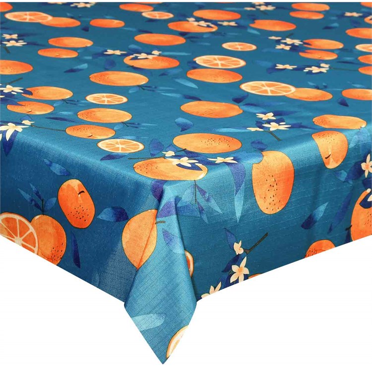 Tovaglia Antimacchia Arance Cm 140 x 240