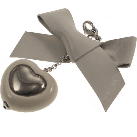charm cuore grande angel grigio thun