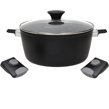 casseruola con coperchio cm 24 space saving