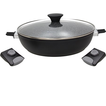 tegame con coperchio cm 28 space saving