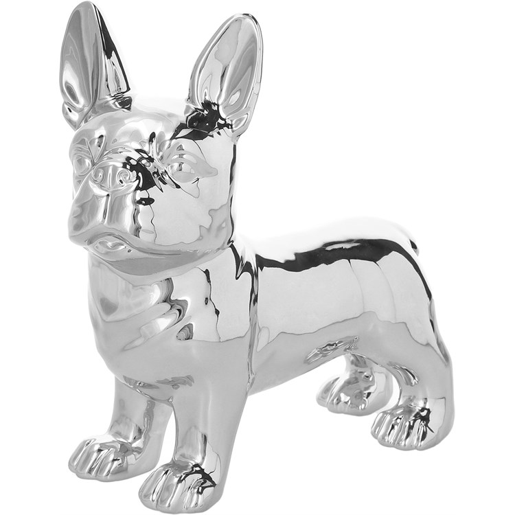 Bulldog in Argento