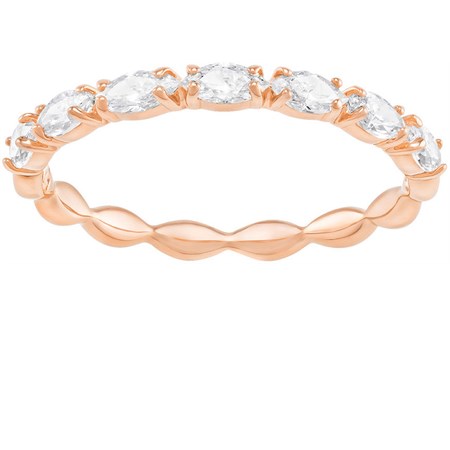 anello vittore marquise oro rosa