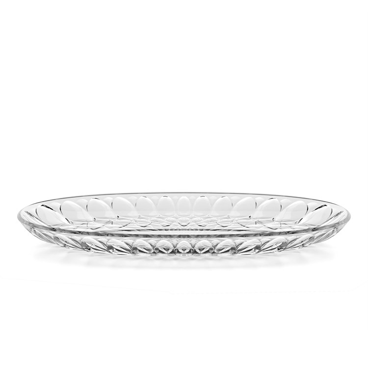 Vassoio Ovale Piccolo Vanity Trasparente