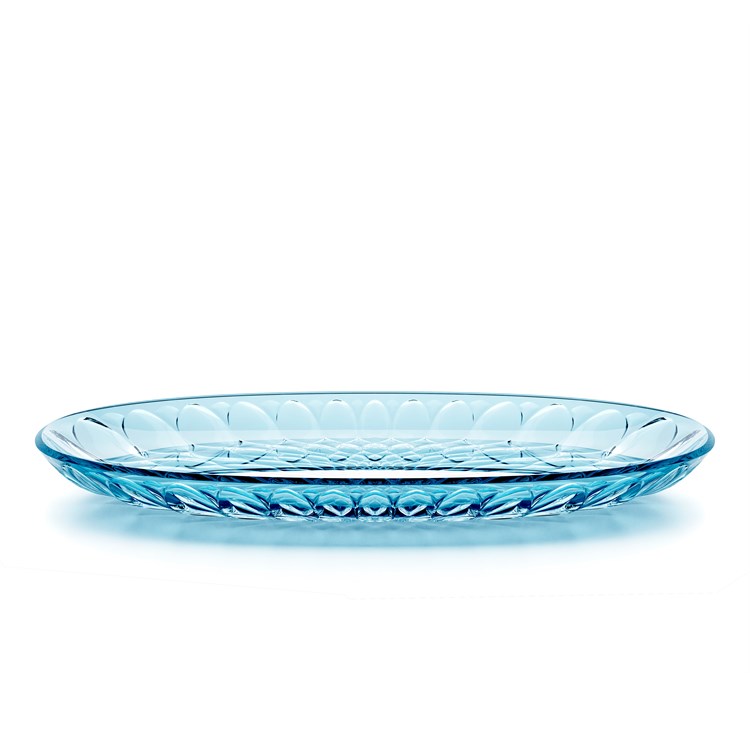 Vassoio Ovale Piccolo Vanity Azzurro Mare