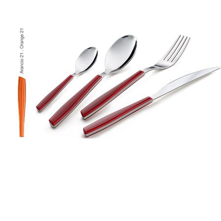 servizio 24 pezzi wave arancio
