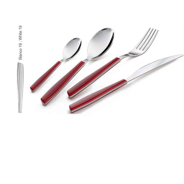 Servizio 24 pezzi Wave Bianco