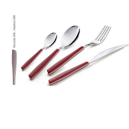 servizio 24 pezzi wave nocciola