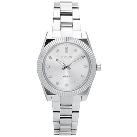 orologio deco silver