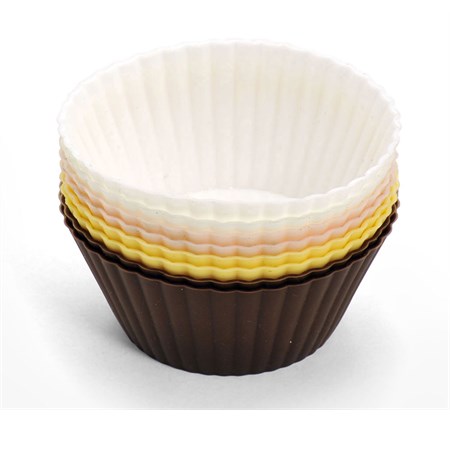 set 8 pirottini classici medium in silicone multicolor bialetti