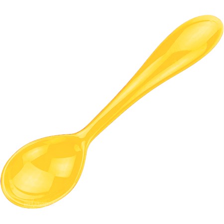 Set 6 Cucchiaini Cm 12 Giallo Chiaro in Tavola