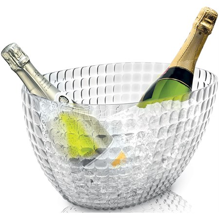 Secchiello rinfrescatore trasparente in Tavola