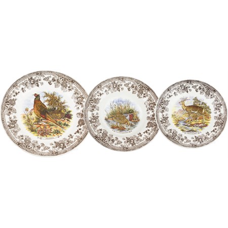 Scene di caccia Servizio 18 Pezzi In Ceramica in Tavola