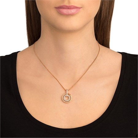 Circle Pendente Oro Rosa in Boutique