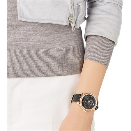 Orologio Crystalline Hours Nero in Boutique