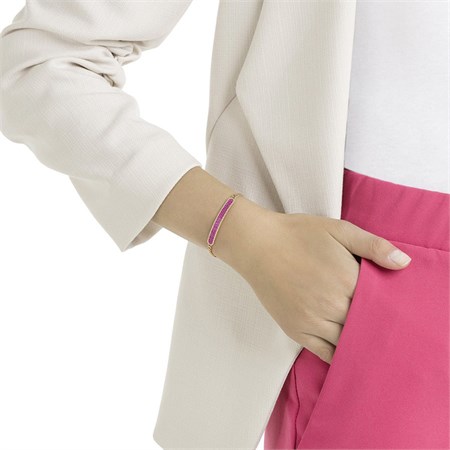 Braccialetto Locket Rosa E Oro Rosa in Boutique