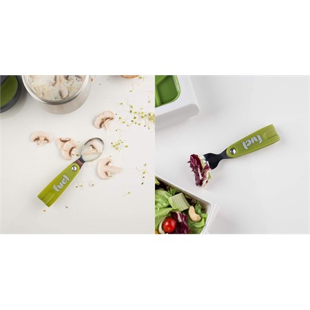 Set 2 posate pieghevoli verde in Casa