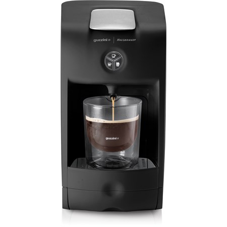 Nuova Macchina Nera Per Caffe Espresso Infusi Bevande Guzzini Hausbrandt in Cucina