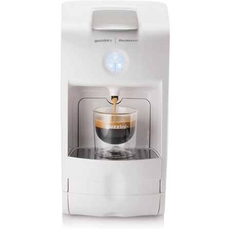Nuova Macchina Bianca Per Caffe Espresso Infusi Bevande Guzzini Hausbrandt in Cucina
