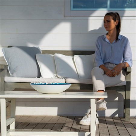 CentroTavola Fruttiera Twist Celeste Chiaro in Casa