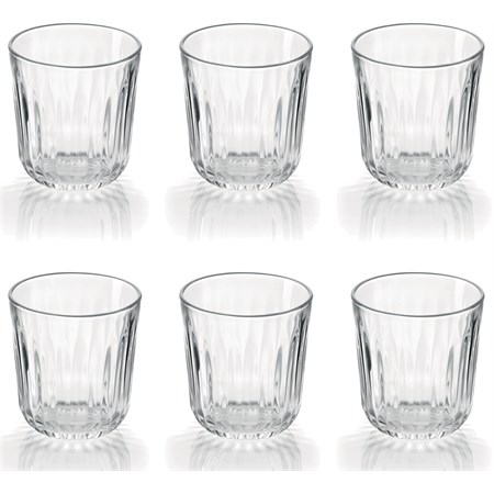 Set 6 Bicchieri In Vetro Everyday Gocce in Tavola