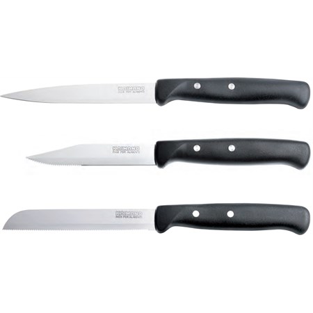 Set 3 coltelli Sbucciatore Spelucchino Verdura Premium in Cucina
