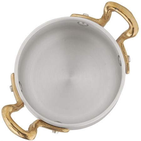 Casseruola Due Maniglie Con Coperchio cm 10 in Cucina