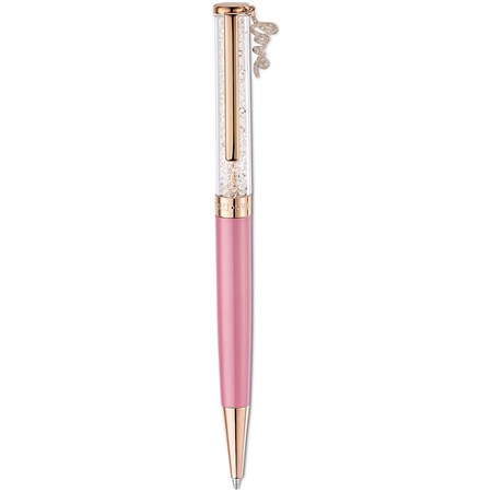 Penna A Sfera Crystal Shimmer Rosa Placcata Oro Rosa  in Boutique