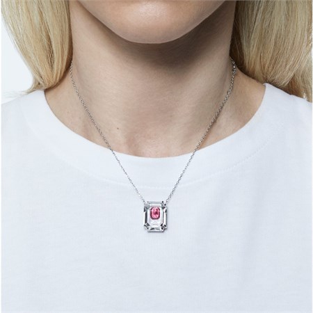 Collana Chroma Rosa Placcato Rodio in Boutique