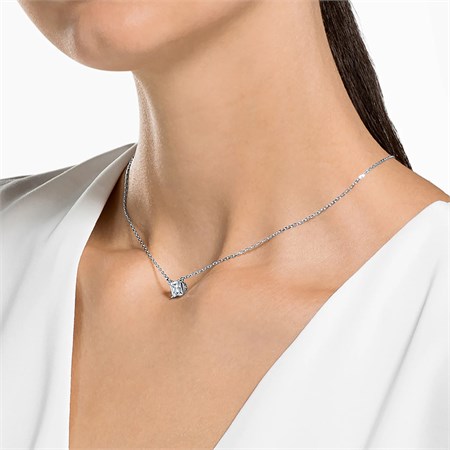 Collana Attract Bianco Placcato Rodio in Boutique