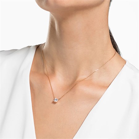 Collana Attract Bianco Placcato Oro Rosa in Boutique