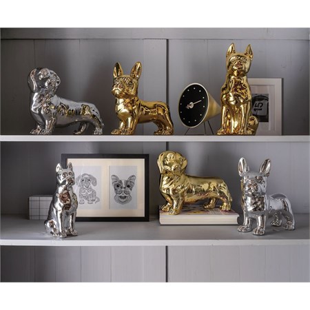 Mastino in Argento in Casa