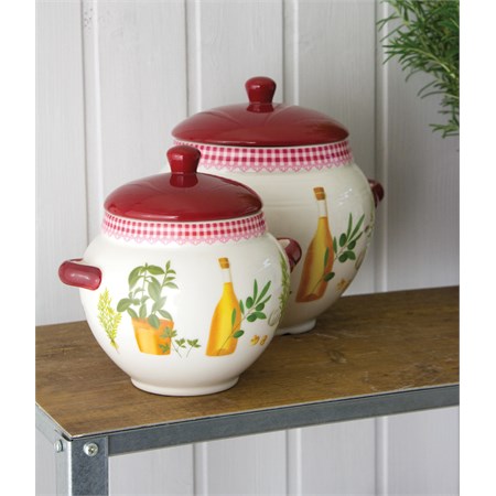 Barattolo Portacipolle Botanico in Cucina