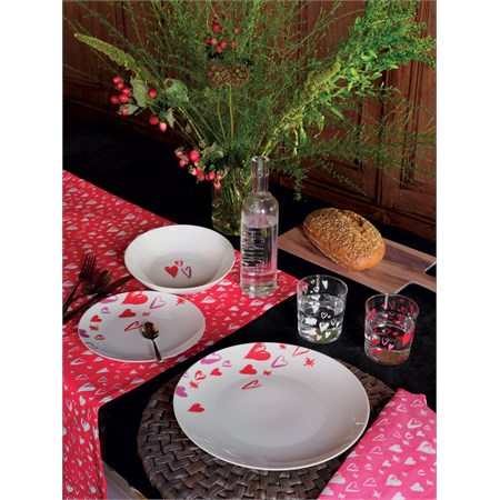 Servizio 18 Pezzi Amore in Tavola