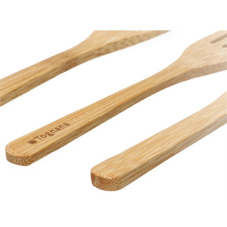 Set 3 Posate In Bambù in Casa