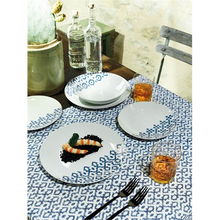 Runner In Cotone Arabesque in Tavola