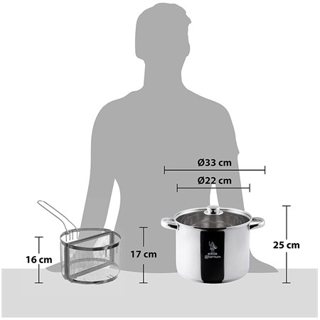 Bollipasta Pastarella La Divina Doppio Cestello in Cucina