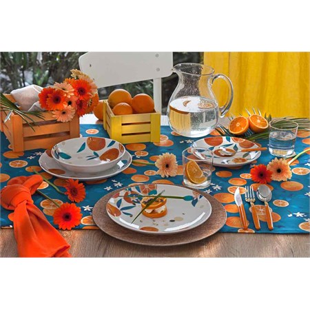 Servizio 18 Pezzi Arance in Tavola