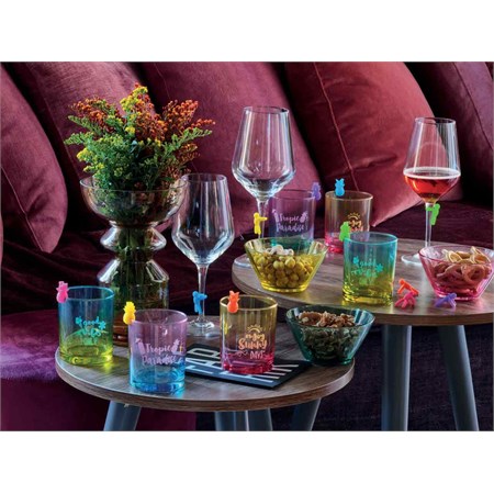 Set 3 Bicchieri Multicolor Sunset in Tavola