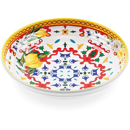 Piatto Fondo Flower e Lemon in Tavola