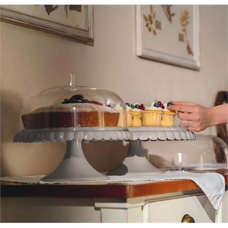 Alzata Con Campana Tiffany Tortora in Cucina