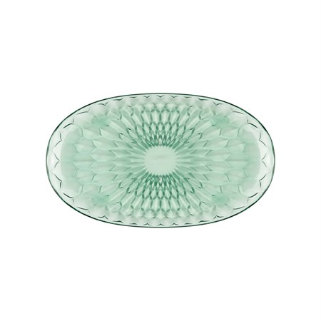 Vassoio Ovale Grande Vanity Verde Matcha in Tavola